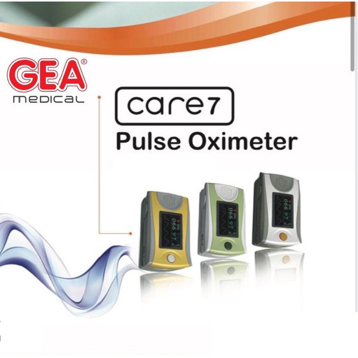 GEA Finger Pulse Oximeter Care 7 Saturasi Oksigen Oxymeter