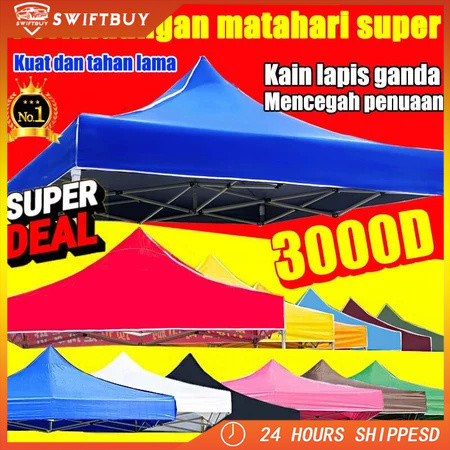[10 tahun tidak buruk]  tenda lipat 2x2 1800D Isolasi UV 99% tenda lipat tenda lipat 3x3 tenda lipat