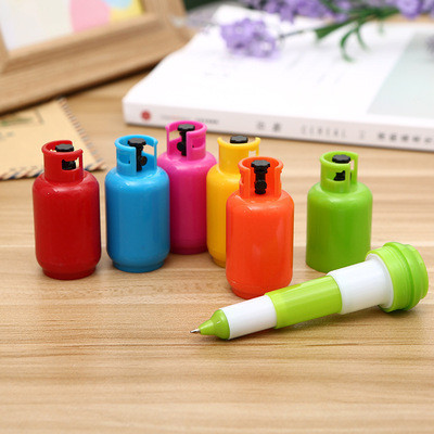 

Pulpen Tabung Gas Lucu Souvenir Gas Cylinder Telescopic Ballpoint Pen 657