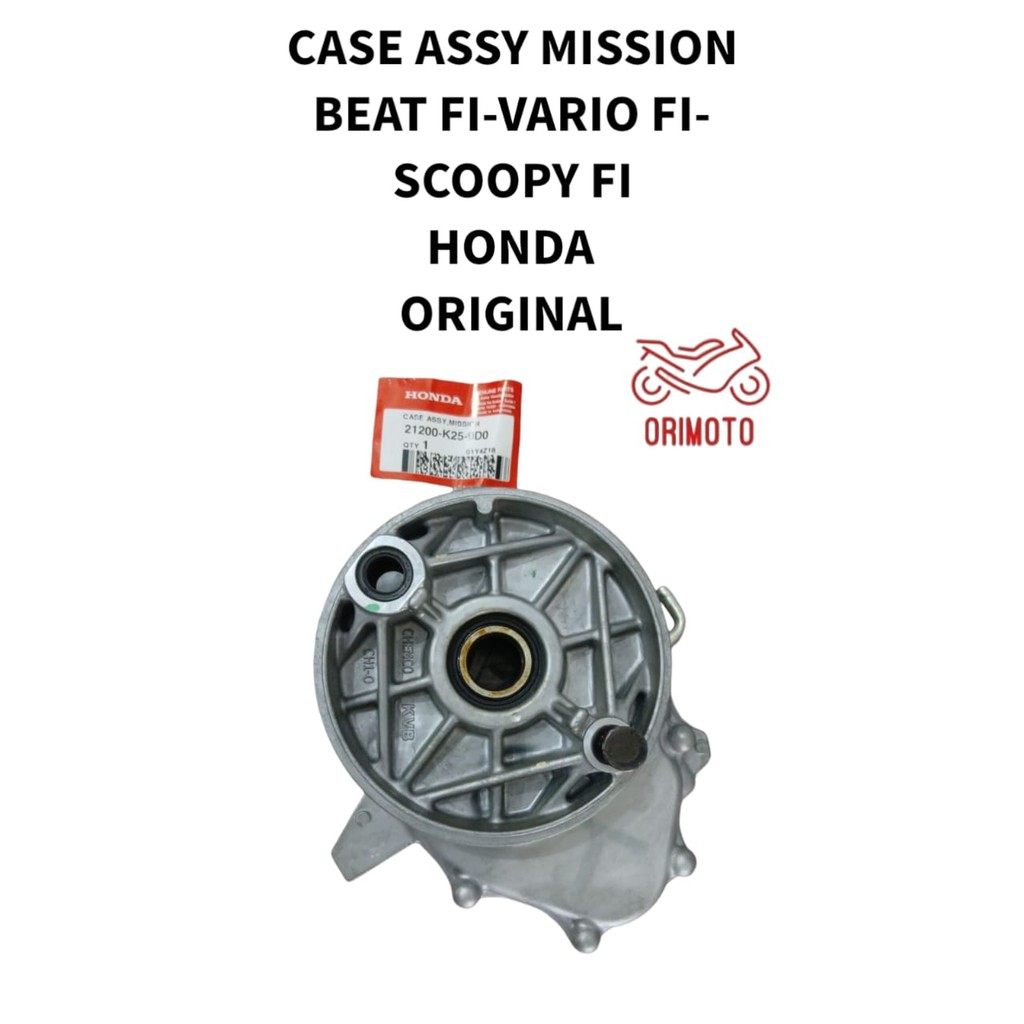 ORIMOTO-CASE ASSY MISSION BEAT VARIO SCOOPY FI HONDA 21200-K25-9D0 ORIGINAL
