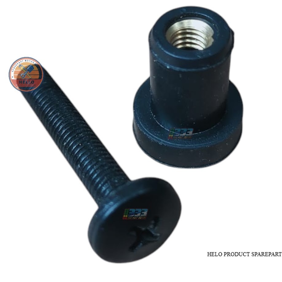 Mur Visor / Mur Karet Visor / Mur Tameng Visor / Mur Karet Tameng karet mur baut visor nmax ninja Xm