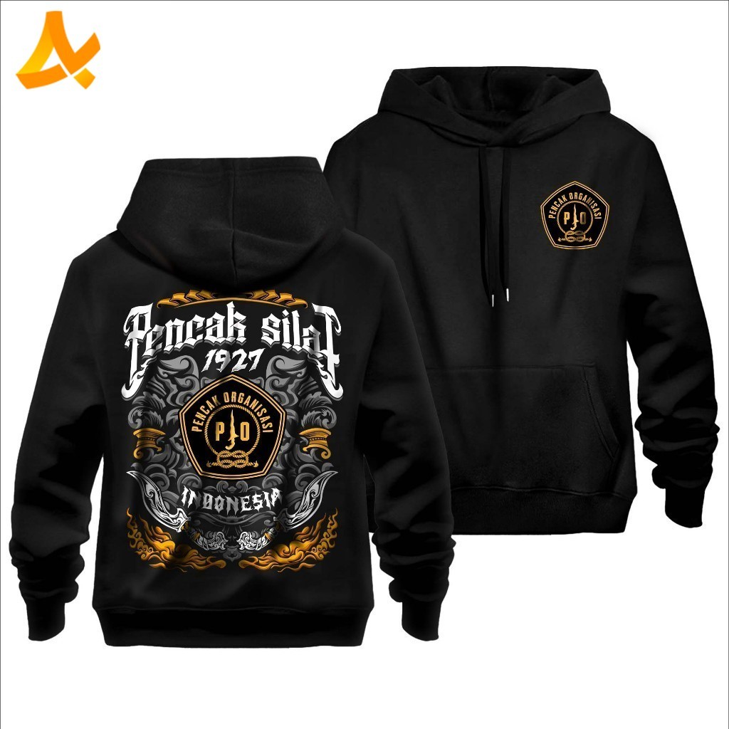 Jaket Hoodie PENCAK ORGANISASI PO 1927 Lumajang - SABLON PREMIUM DISTRO - Silat PO Lumajang