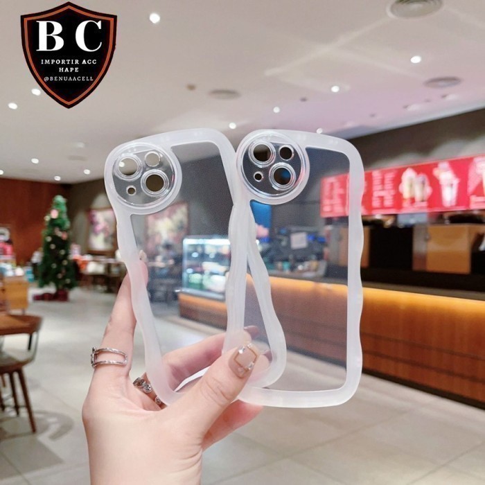 CASE GELOMBANG BULAT BENING XIAOMI REDMI NOTE 10 10S REDMI NOTE 10 PRO - BC1