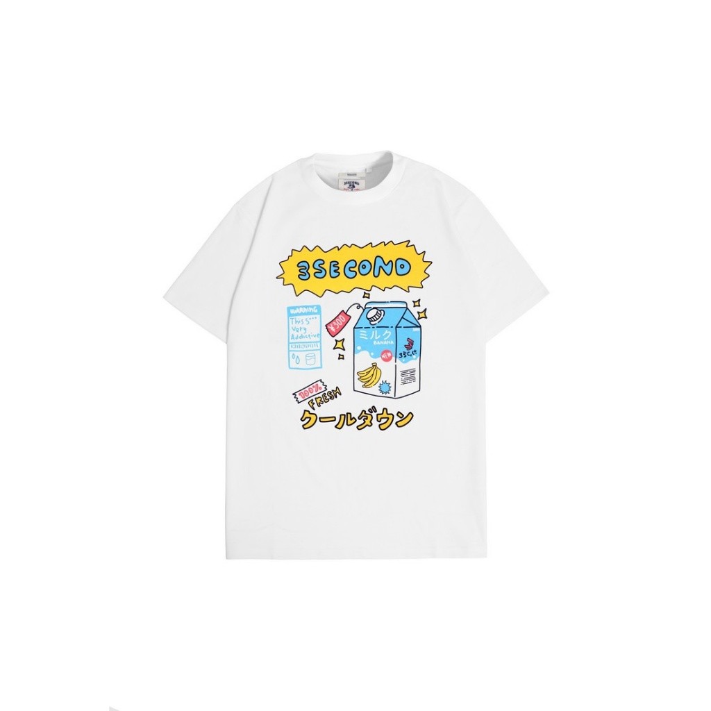 Kaos 3second Putih