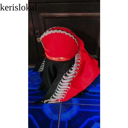 Blangkon Sliwir Panjang Warna Merah ( PREMIUM ) KL8