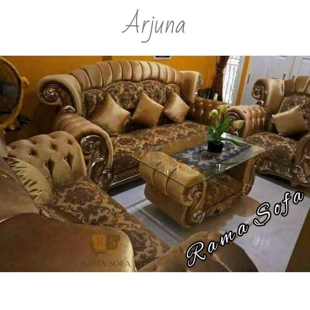 Rama sofa - sofa jaguar jumbo arjuna mewah kualitas premium sofa set sofa ruang tamu sofa king kursi