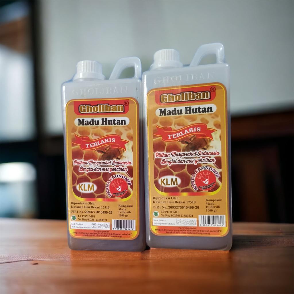 

BUY 1+1 FREE Madu KLM Gholiban 1 kg Plus Bee Pollen Dan Royal