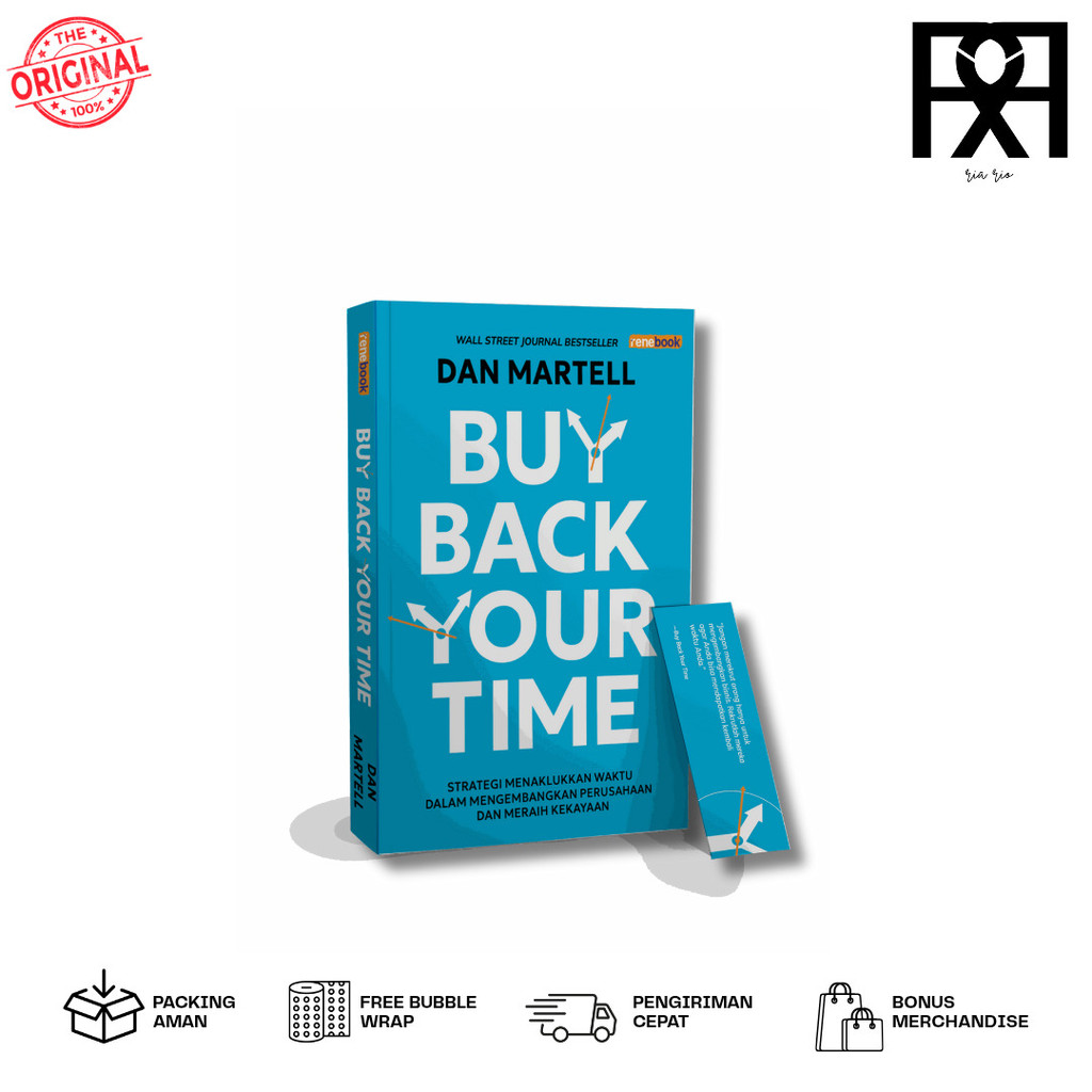 Original Buku Buy Back Your Time - Dan Martell (Renebook)