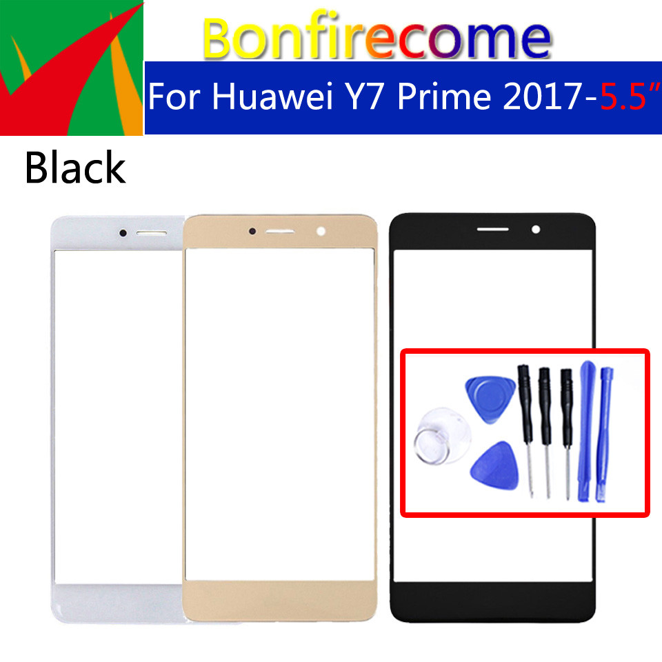 5.5"For Huawei Y7 Prime 2017 TRT-LX2 TRT-LX1 Front Touch Screen Glass Outer Lens For Huawei Nova Lit