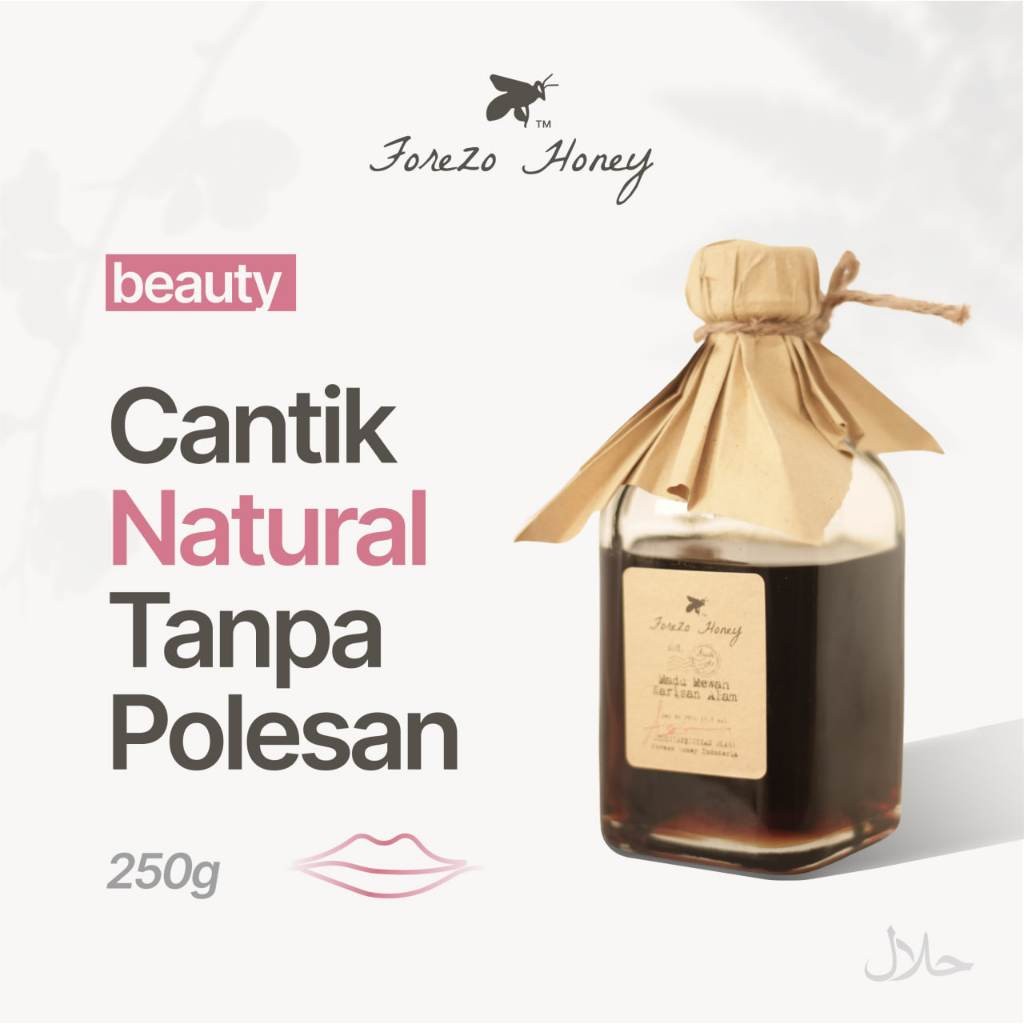 

Madu cantik kecantikan kulit masker madu Forezo Beuaty original untuk wajah dan diminum asli