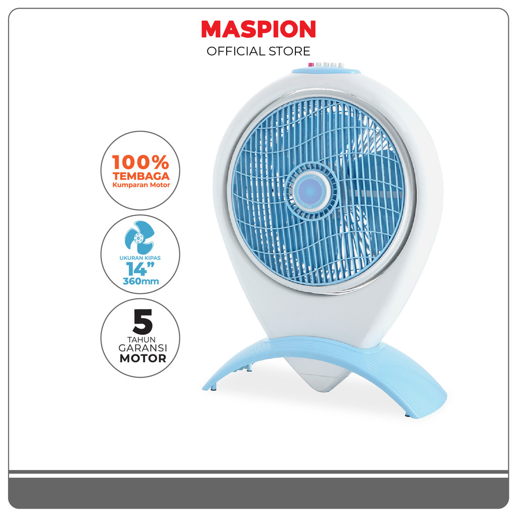 Maspion Kipas Angin Kotak Box Fan 14 Inch JF-1400