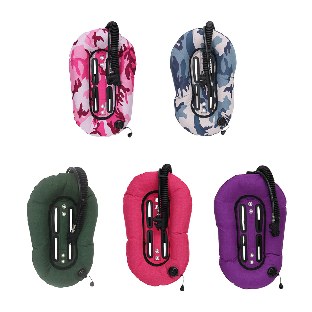 Heavy Duty Scuba Diving Donut Wing Single Tank Freediving BCD Set 30lbs/13.3kg Multicolor Diving Don