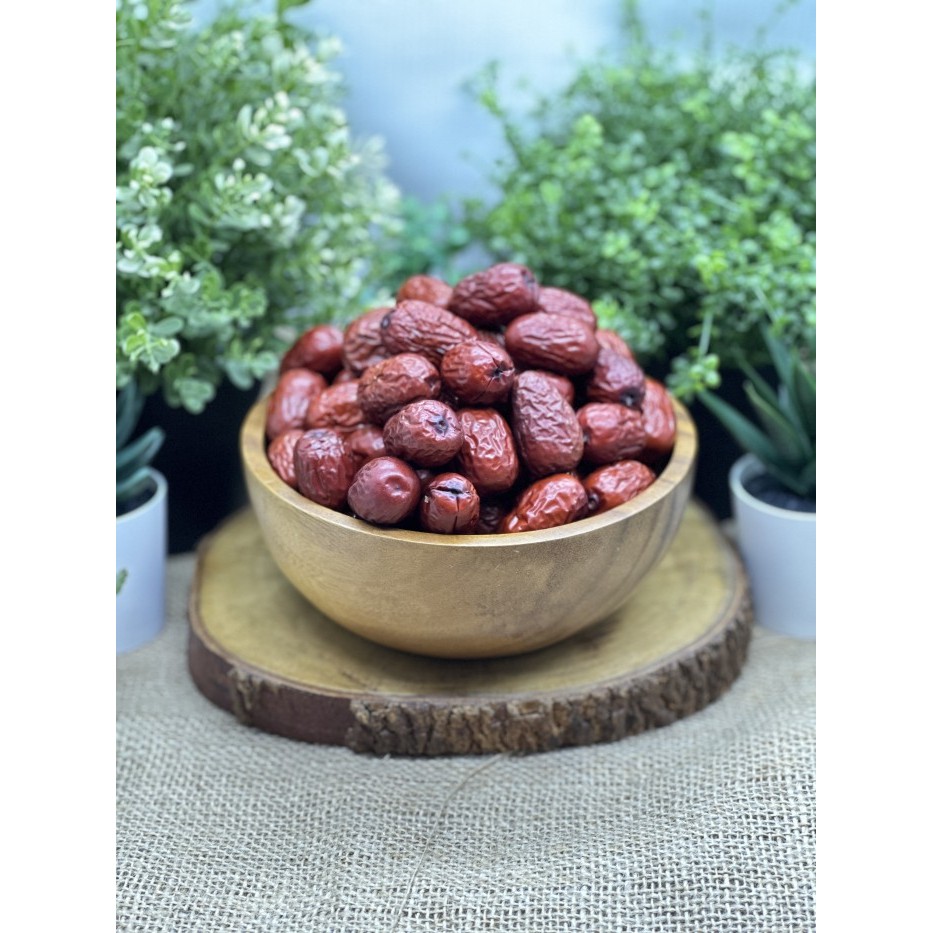 

Angco Merah / Hong Zao / Red Dates / Kurma Merah / Jujube 500 gr