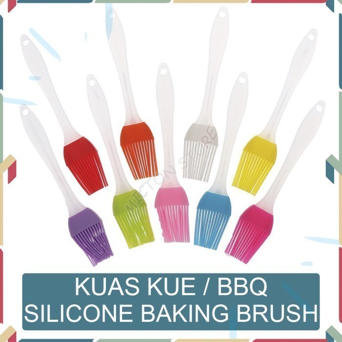 LUXTON Kuas Kue Roti Cake Barbeque Mentega Silicone Food Brush Silikon LionStar Plastik Berkualitas 