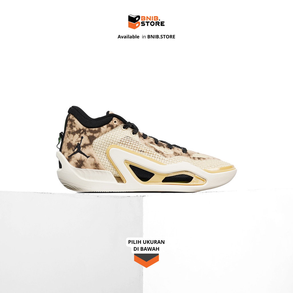 Sepatu Basket Pria Air Jordan Tatum 1 PF Fossil Tunnel Walk [DZ3321 200] Original