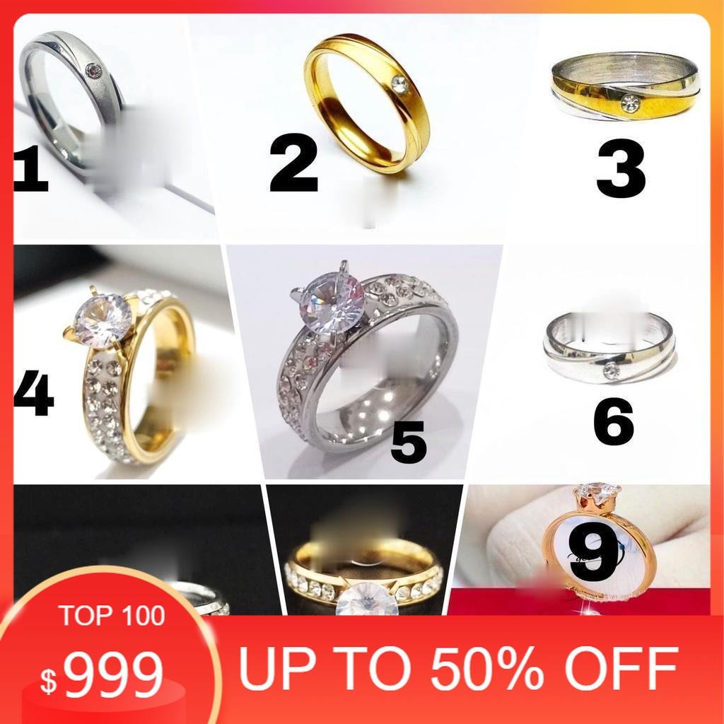 CINCIN SILVER TITANIUM TUNANGAN CINCIN NIKAH CINCIN PESTA CINCIN WANITA