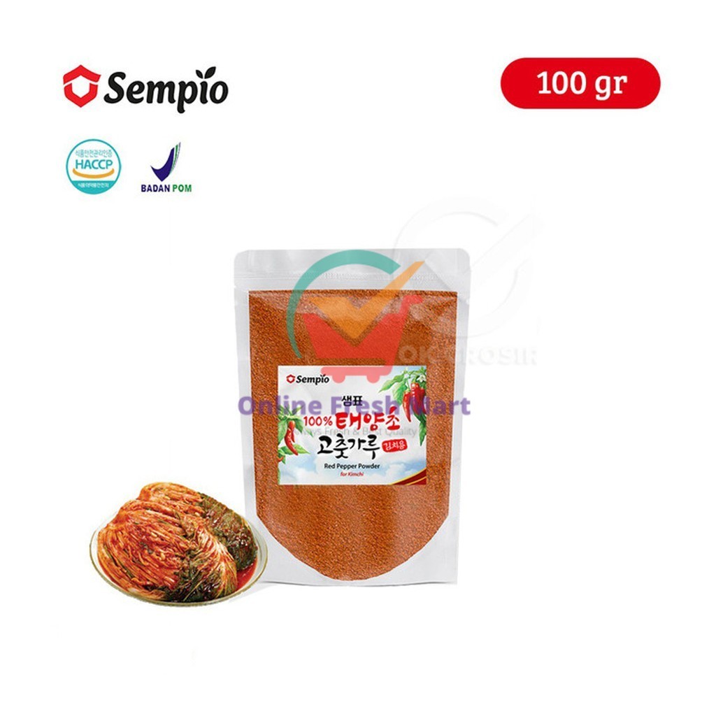 

Sempio Red Pepper Powder / Bubuk Cabe Kimchi /Gochugaru (100 gr) - Online Fresh Mart Denpasar
