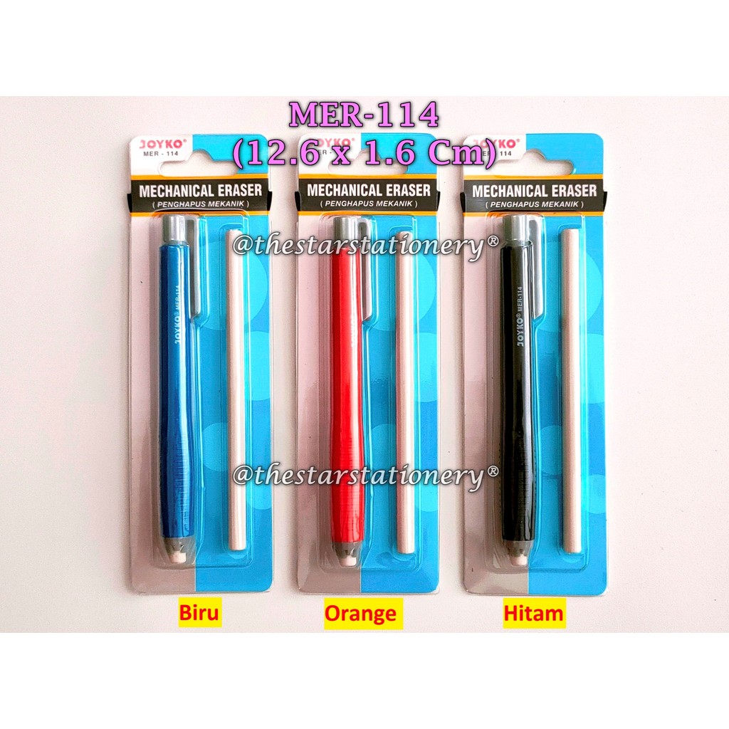 

(1 Set) Penghapus Mekanik Joyko MER-114 / Mechanical Eraser Joyko MER114 / Joyko MER 114