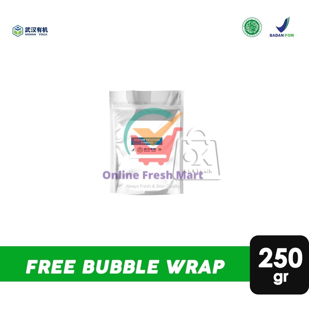 

Sodium Benzoate Powder / Pengawet Makanan (250 gr) - Online Fresh Mart Denpasar