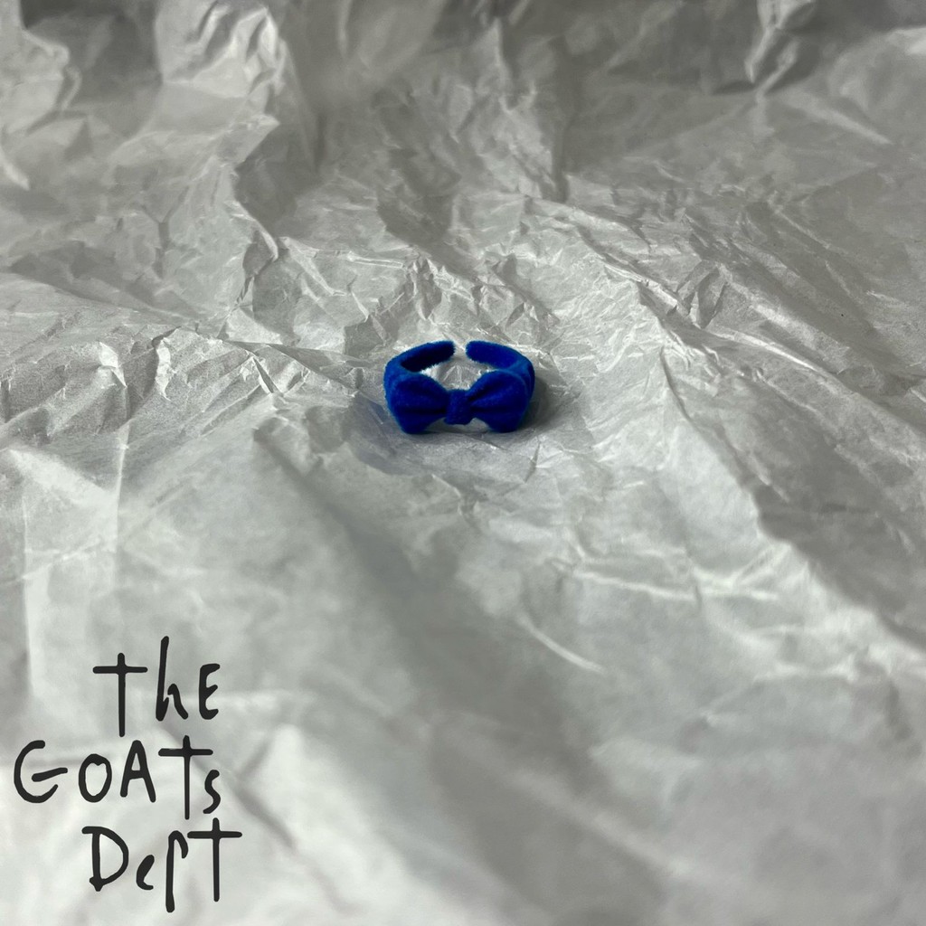 The Goats Dept - Kelly Blue Ring Original / TGD1165 cincin pita biru original