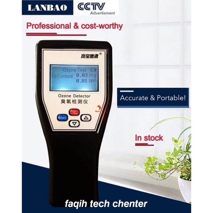 

Ozone Tester O3 Ozon Detector Meter LANBAO 0.01 ppm Monitor 0.01ppm