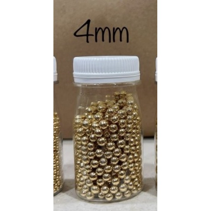 

✨TERLARIS -Sprinkle warna emas kilap, sprinkle warna gold, hiasan cupcake gold - 4mm