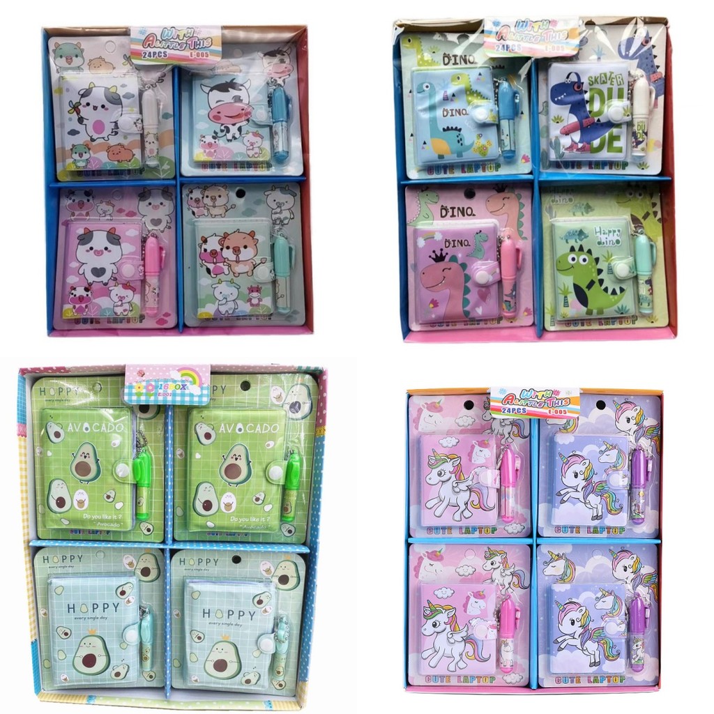 

Kawaii Unicorn Set 1 Notebook+1 Ballpoint Pen Writing Diary Book Kids Gift Stationery Student Rewarding School Office Supply