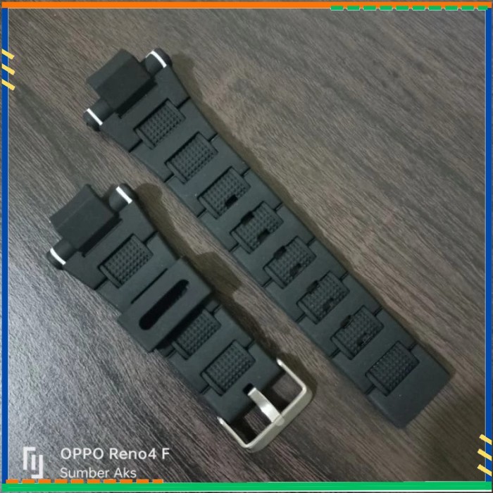 STRAP TALI JAM BIDEN R004 R012 RUBBER TALIJAM R 004 - Hitam