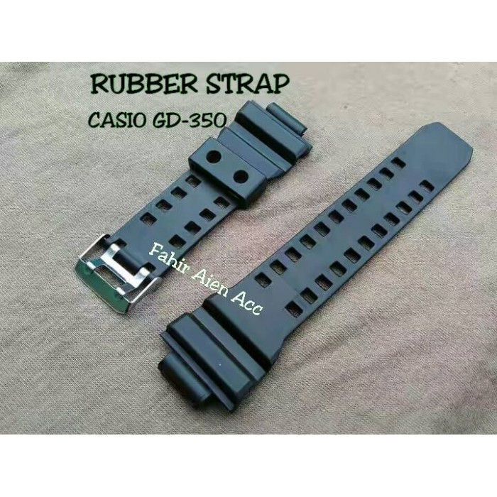 Strap Tali Jam Tangan CASIO GSHOCK GD-350/GD 350/GD350 Rubber Strap