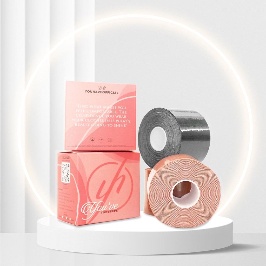 Lipton Body Tape Boob Tape Nipple Cover Bra Tape Bra Tanpa Tali Bra Tempel Tape