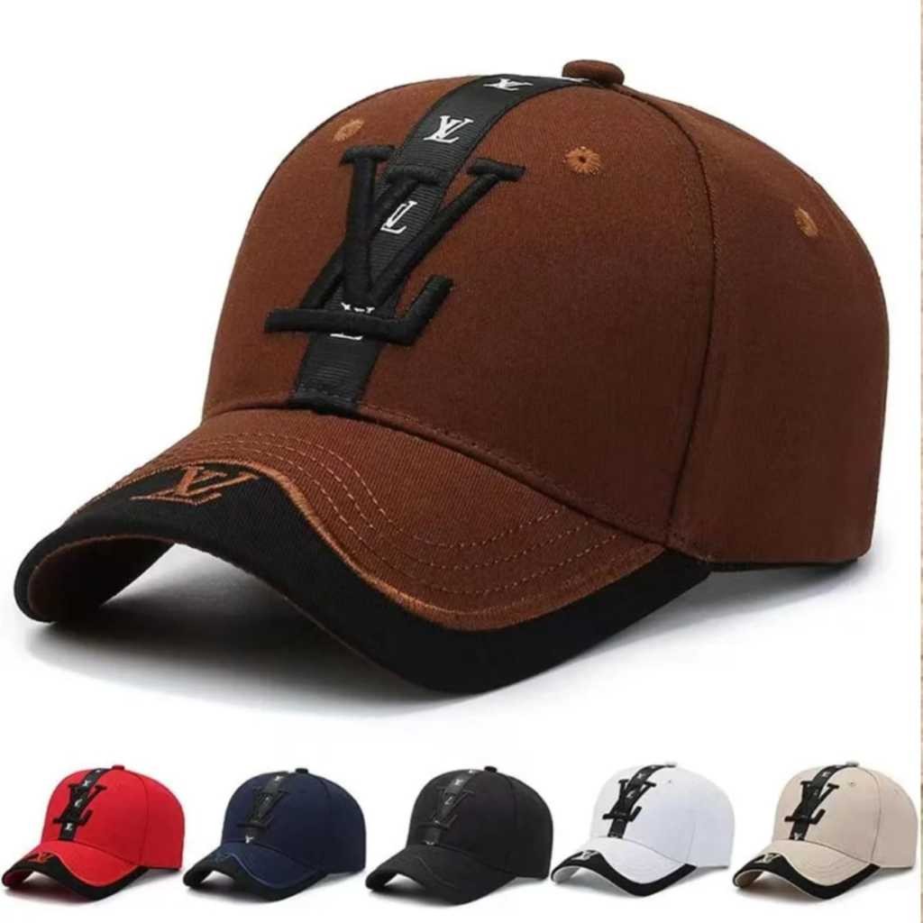Topi Baseball Cap LV Unisex Terpopuler Topi Pria Wanita Kekinian Material Catton