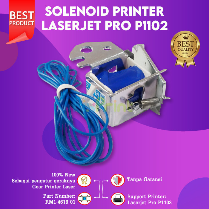 FixPrint Solenoid Printer  Laserjet P1102 Pick Up Gear Penarik Kertas P1102