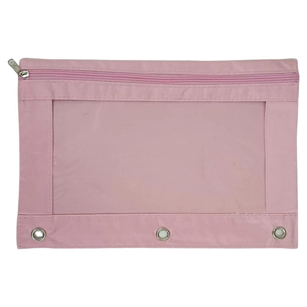 

Document Bag with Transparent Window Capacity 3 Ring Binder Pencil Case with Transparent Pvc Window for School for Students