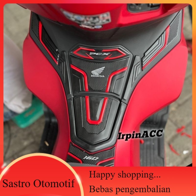 Tank pad motor  PCX 160 Karet / Tankpad karet premium Timbul New PCX 160 carbon  stiker tankpad pcx 