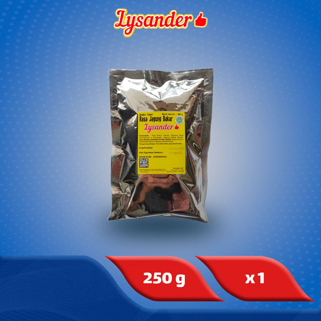 

Lysander Bumbu Tabur Jagung Bakar 250 g