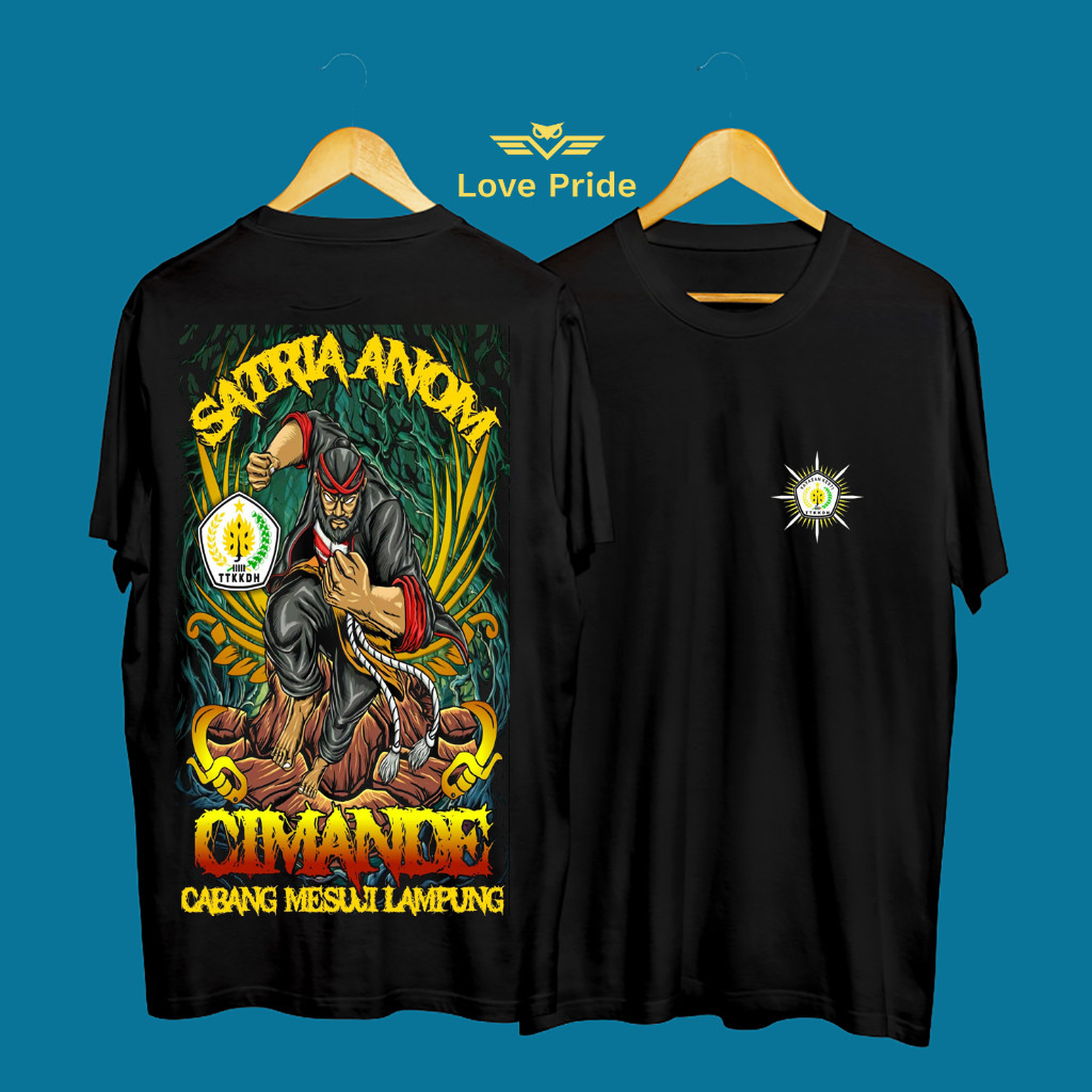 Kaos Tshirt Baju Distro Pencak Silat Cimande TTKKDH Satria Anom Premium Terbaru