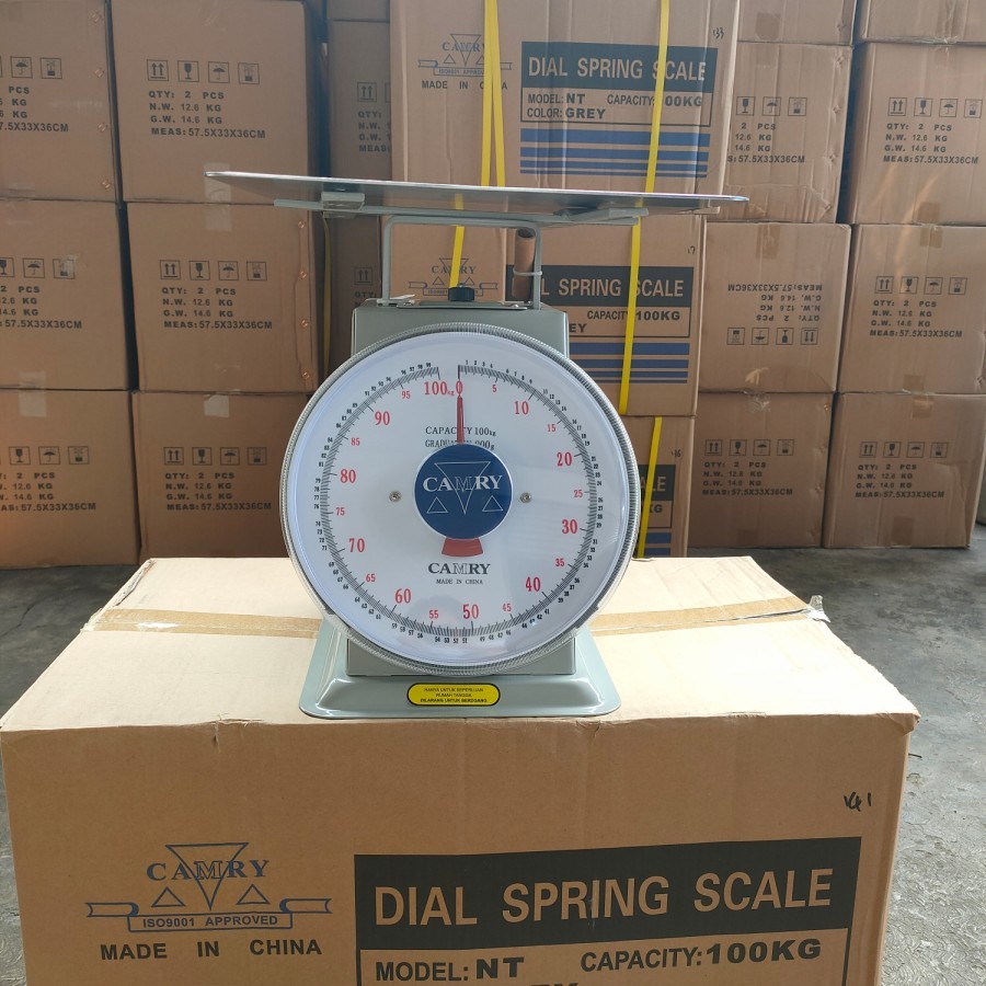 Timbangan Duduk Manual Analog MERCY by Camry Plat Besi 50kg 60kg 100kg Timbangan Laundry Buah Dll