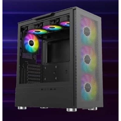 CASING PCCOOLER / PC COOLER MASTER ME200 MESH - BLACK