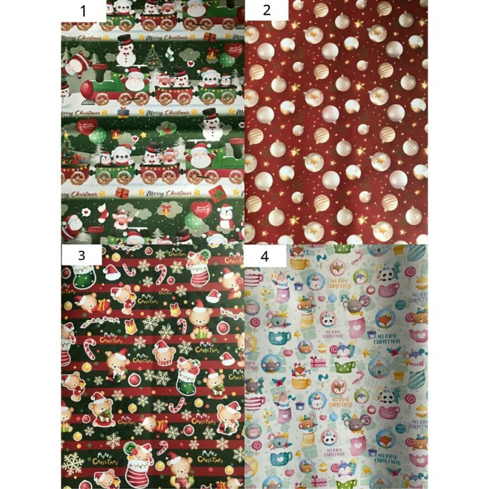 

Kertas Kado Natal Jumbo Sansan Wawa