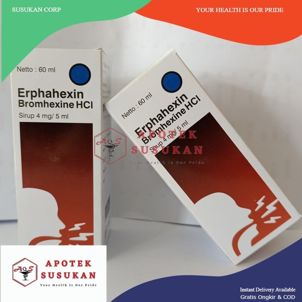 

Erphahexin SIRUP 60 ML bromhexin obat batuk