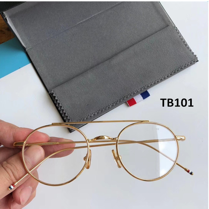 New York Thom Brand Designer Eyeglasses Retro Round Glasses Frame Optical Prescription TB101 Sunglas