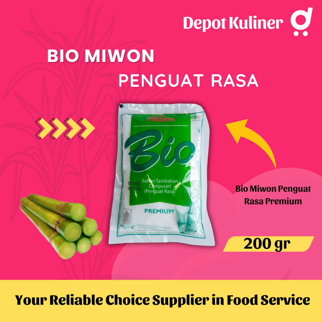

Bio Miwon Premium 200 Gr Penyedap Penguat Rasa Micin