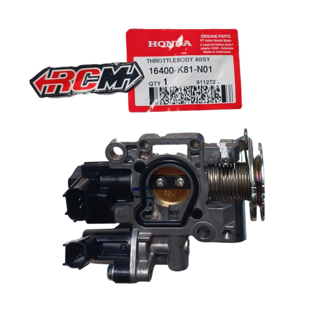 16400-K81-N01 THROTTLE TROTEL BODY BODI ASSY KARBU KARBURATOR BEAT SPORTY ESP 2014-2020 SCOOPY ESP 2