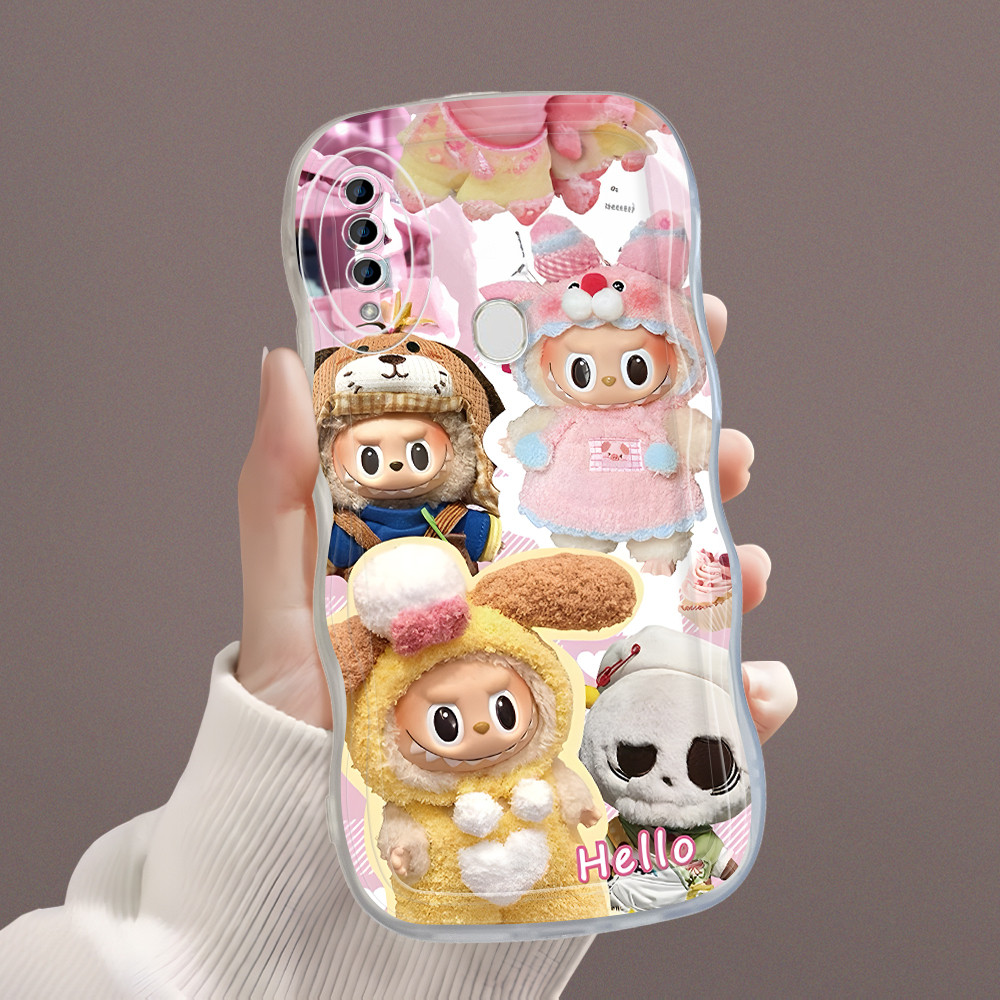 OPPO A31 2020 Case Softcase Casing Hp Kesing Soft Kondom Hp Kartun Lucu Cassing Labubu 4839