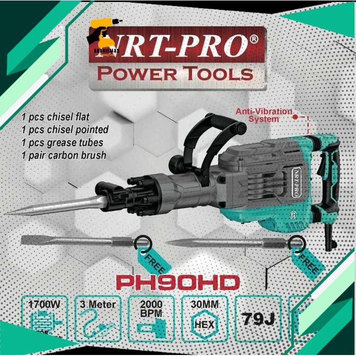 HAMMER DEMOLITION / BOR BOBOK BETON / JACK HAMMER PH 90 HD NRT-PRO