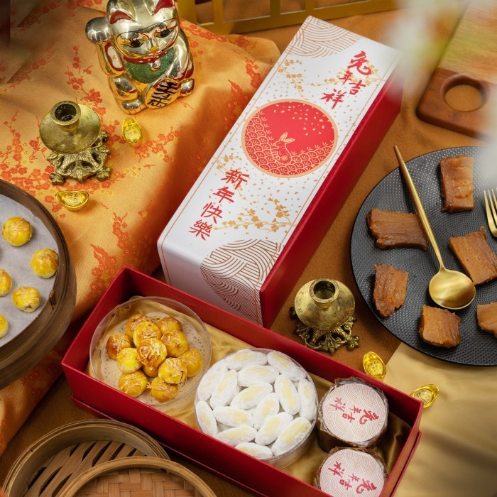 

Hampers imlek Chinese new year Cny 2023 Kue Keranjang Nastar Salju