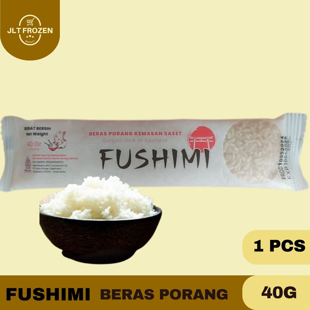 

Fushimi Beras Porang / Beras Siap Saji / Kemasan Sachet 40g 1 PCS