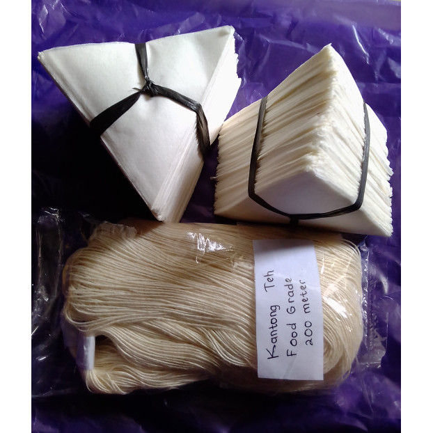 

kantong teh celup segitiga 1000 pcs + benang teh food grade