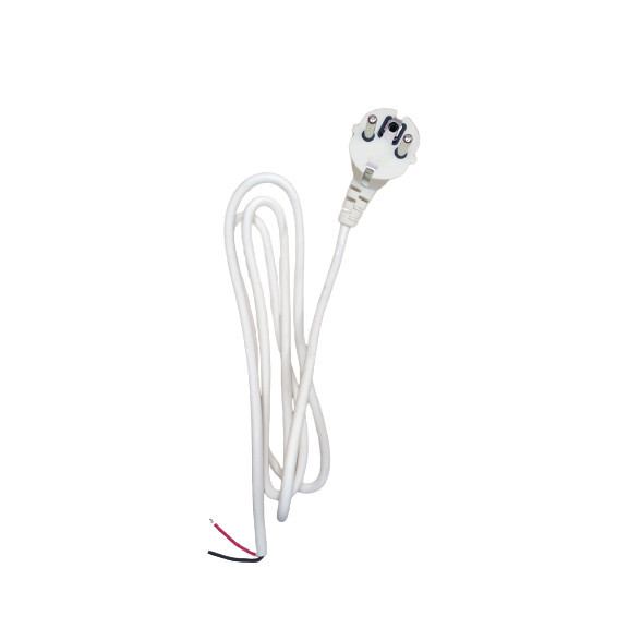 Kabel AC Buntung Putih isi 2 Ground Panjang 1.3 Meter / Kabel AC