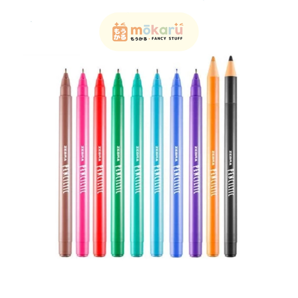 

Zebra Penciltic Pulpen Spidol Color Warna 0,4